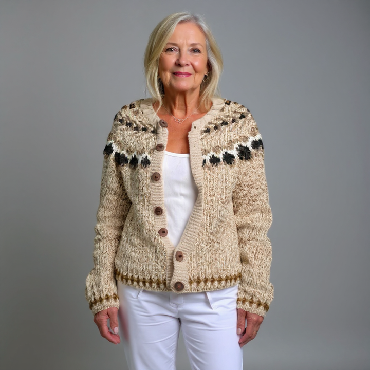 Ally | Vintage Icelandic Wool Cardigan 1