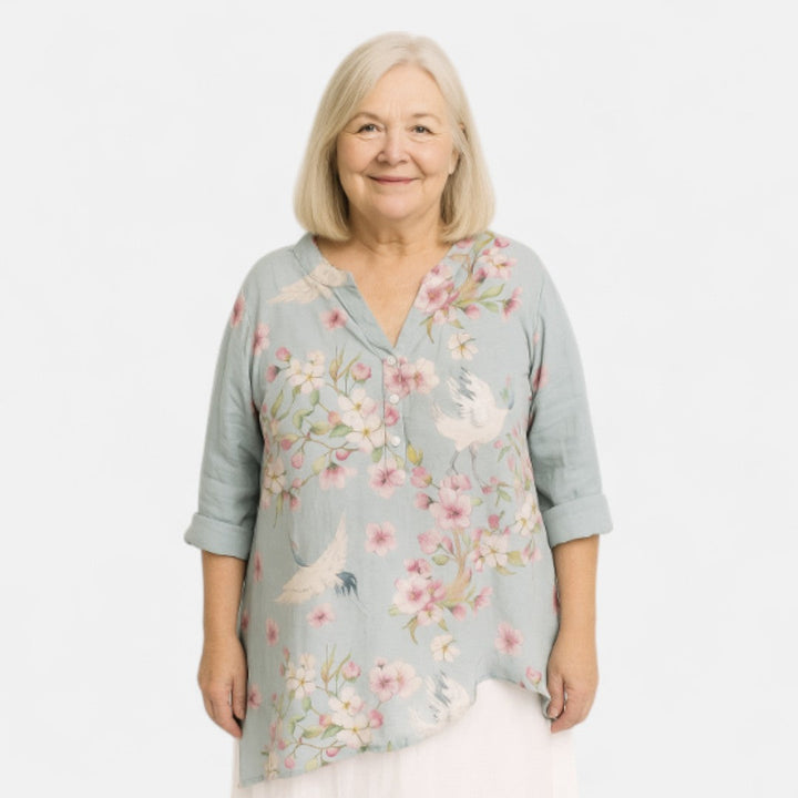 Anling™ - Breezy Blossom Tunic