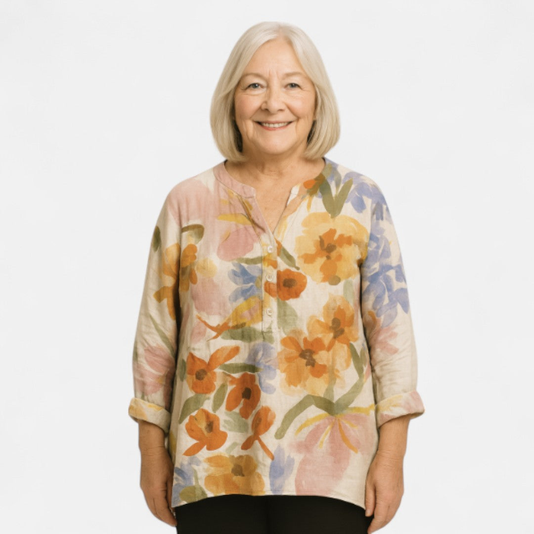 Anling™ - Breezy Blossom Tunic