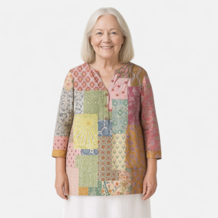 Anling™ - Breezy Blossom Tunic