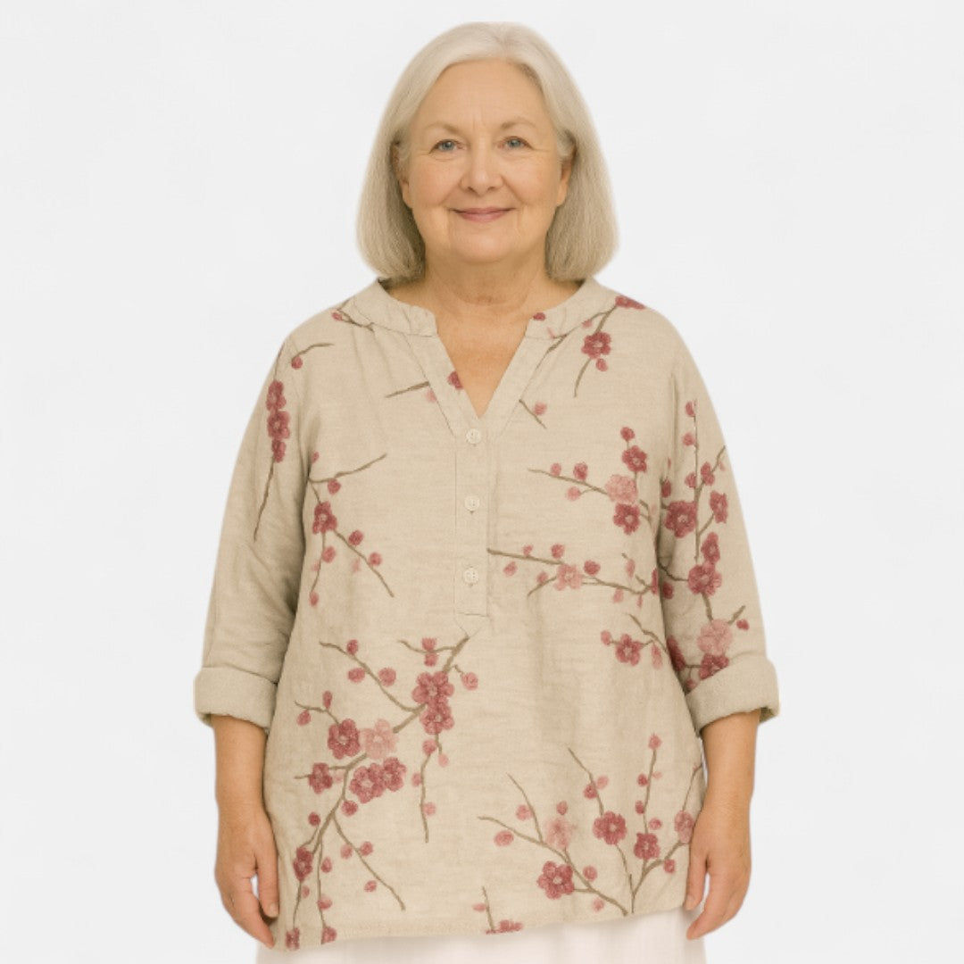 Anling™ - Breezy Blossom Tunic