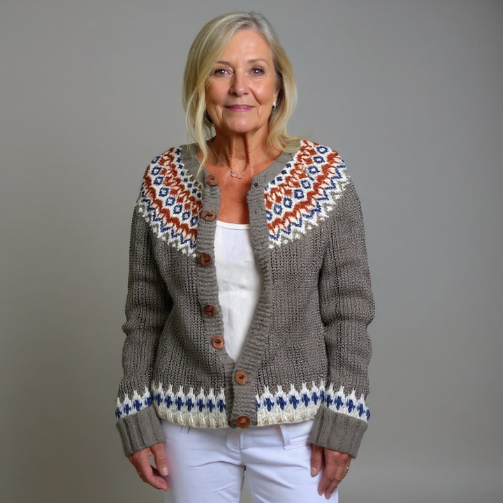Barbara | Vintage Icelandic Wool Cardigan 1