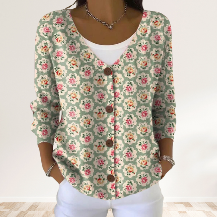 Eliavelle™ | Elegant V-Neck Women's Sweater 0