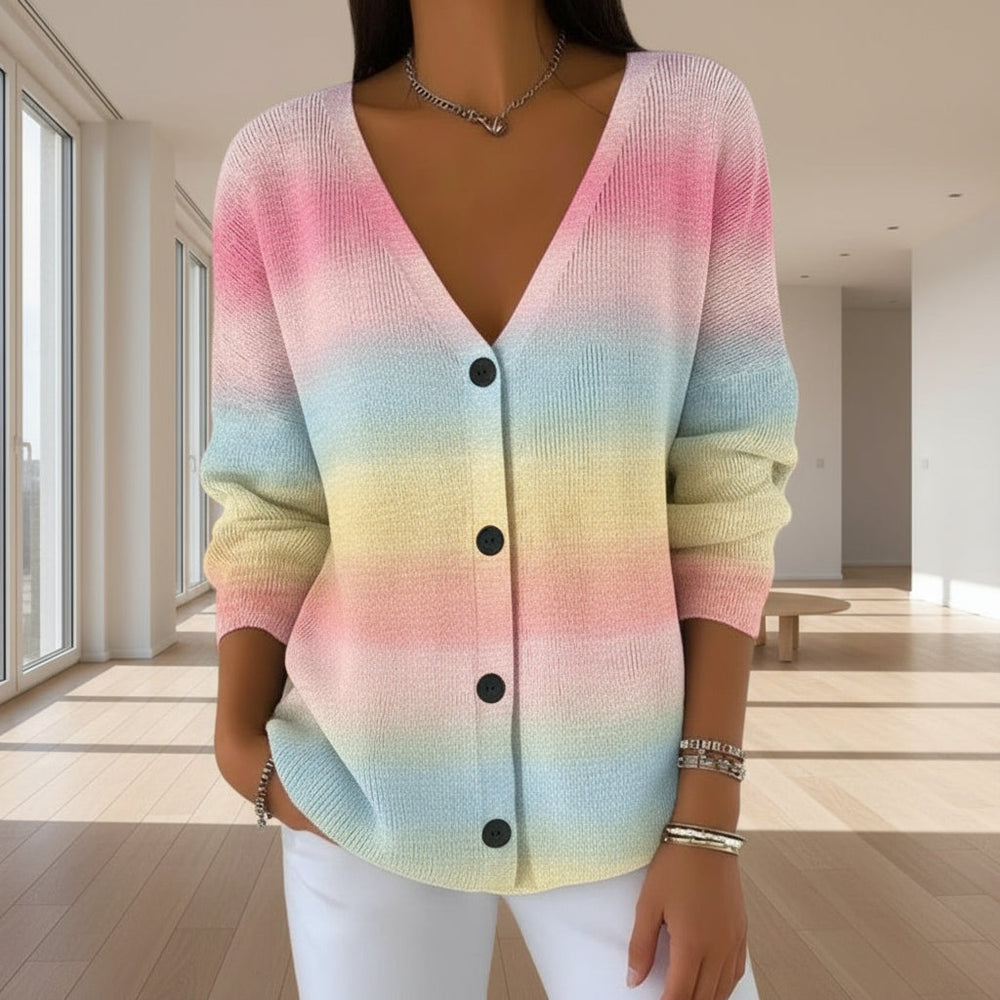 Eliavelle™ | Elegant V-Neck Women's Sweater 1