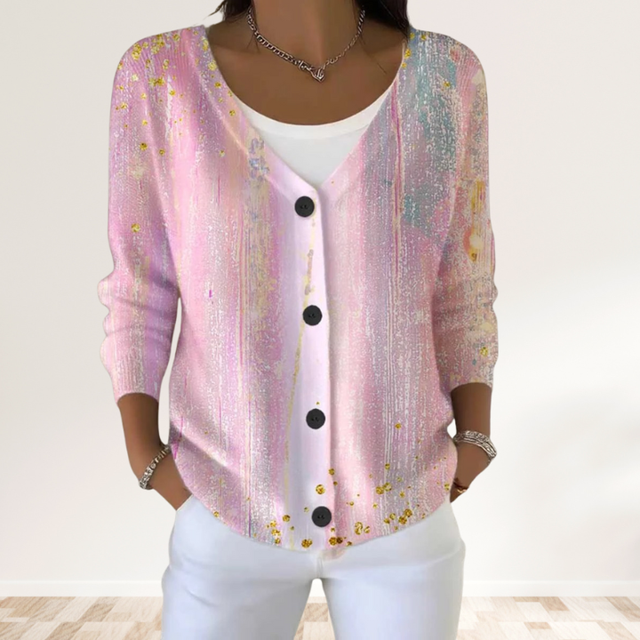 Eliavelle™ | Elegant V-Neck Women's Sweater 12