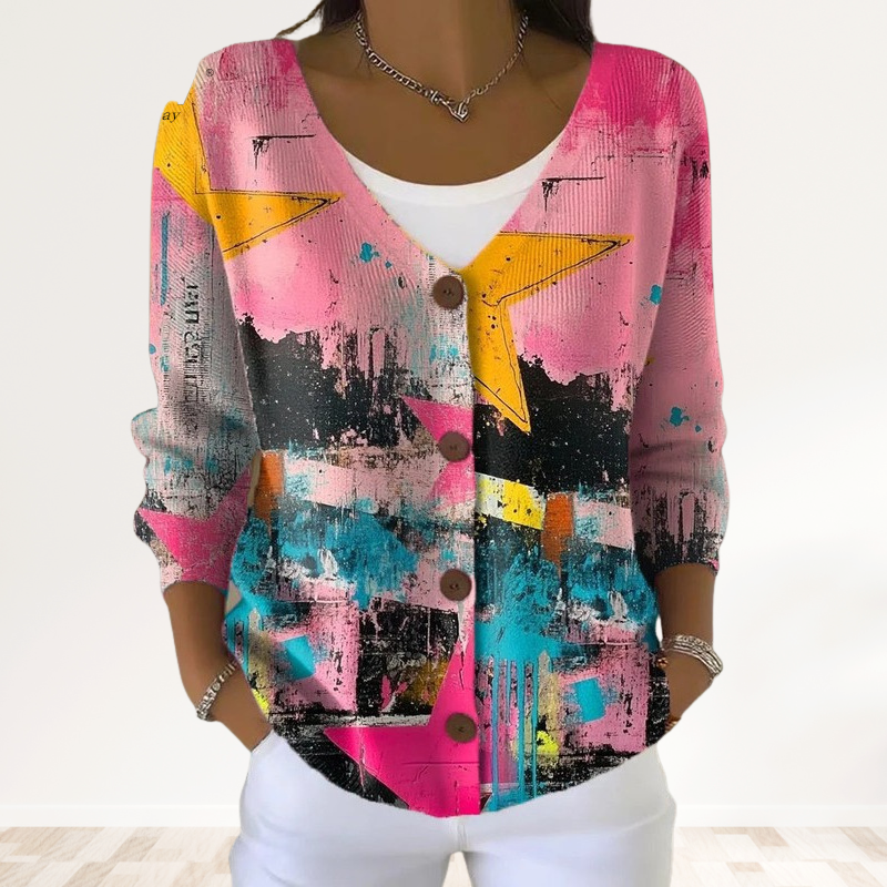 Eliavelle™ | Elegant V-Neck Women's Sweater 3