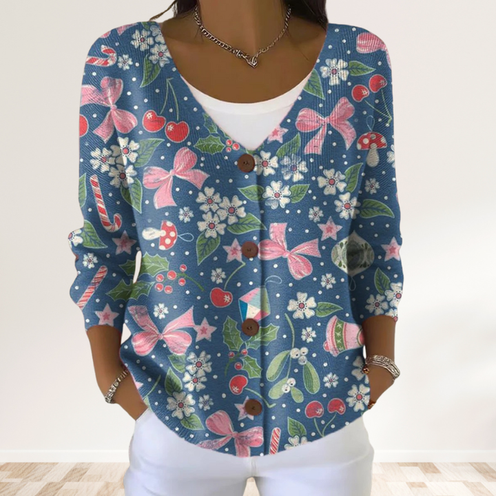 Eliavelle™ | Elegant V-Neck Women's Sweater 6