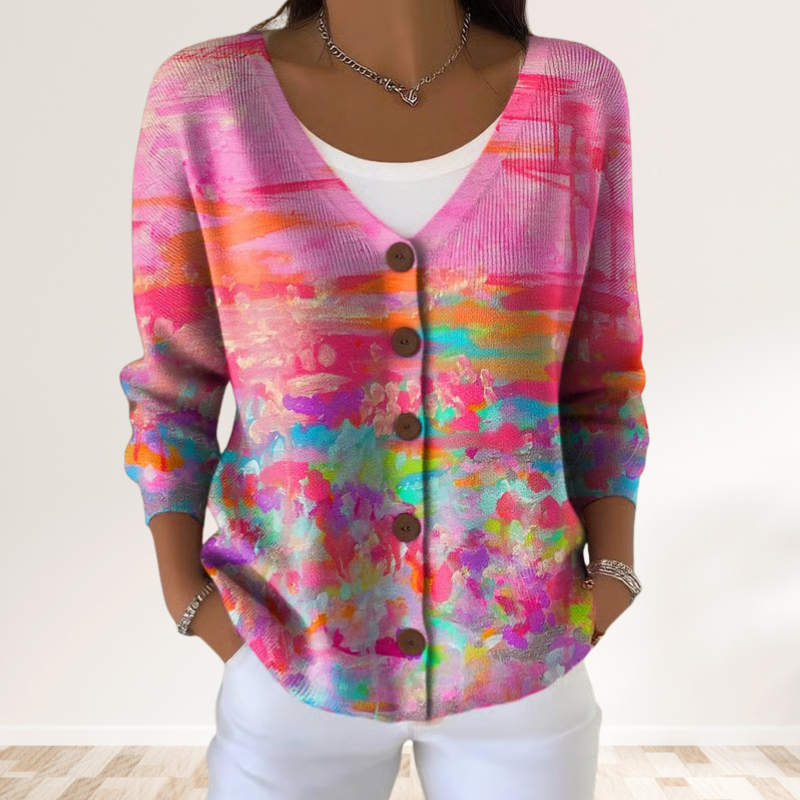 Eliavelle™ | Elegant V-Neck Women's Sweater 7