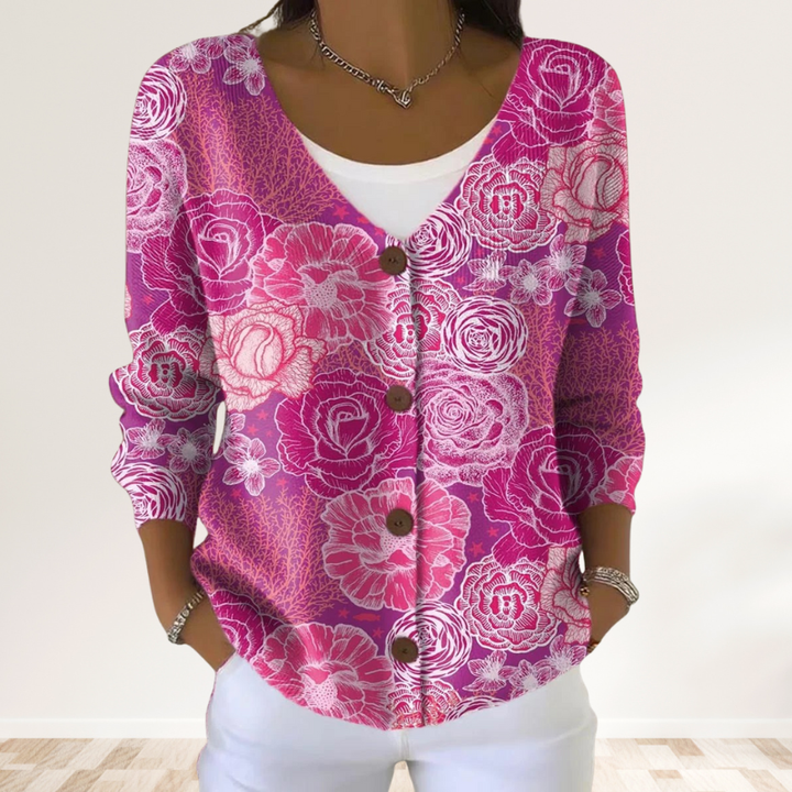 Eliavelle™ | Elegant V-Neck Women's Sweater 9