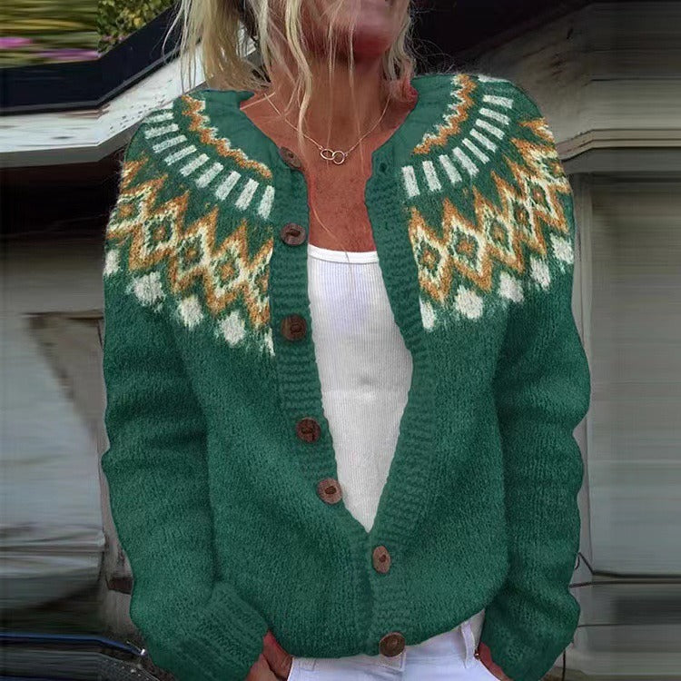 Erin | Vintage Icelandic Wool Cardigan 0