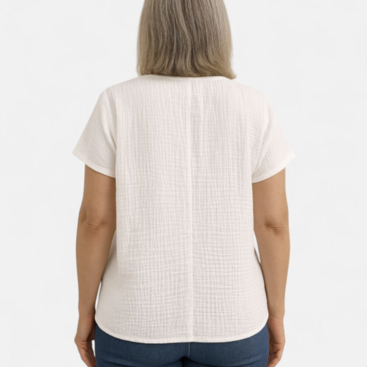 Ingrid™ – Stylish blouse with buttons