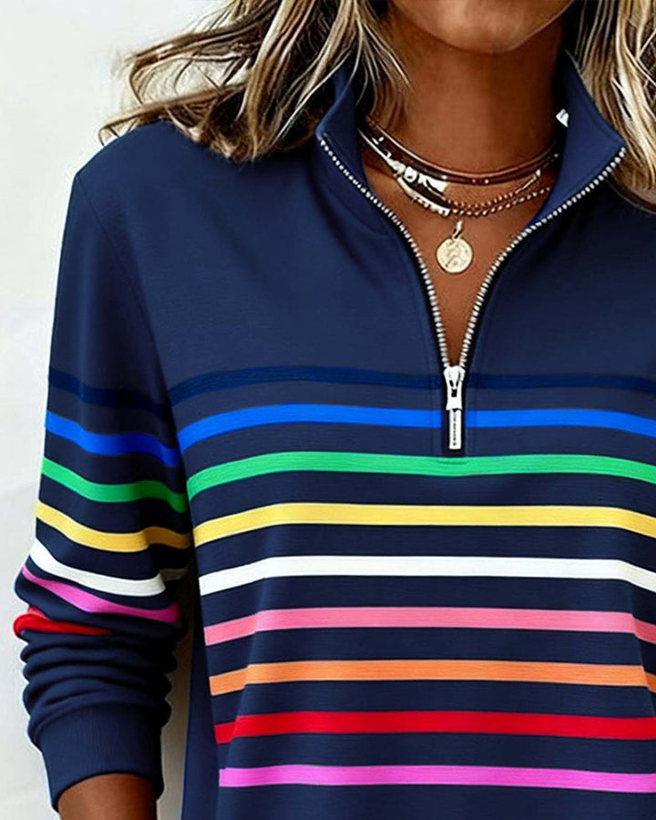Isavelline™ | Cozy Striped Sweatshirt 4