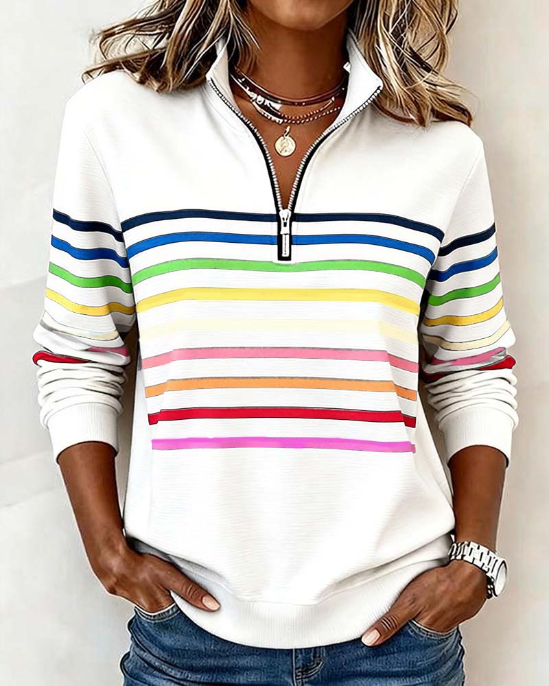 Isavelline™ | Cozy Striped Sweatshirt 6