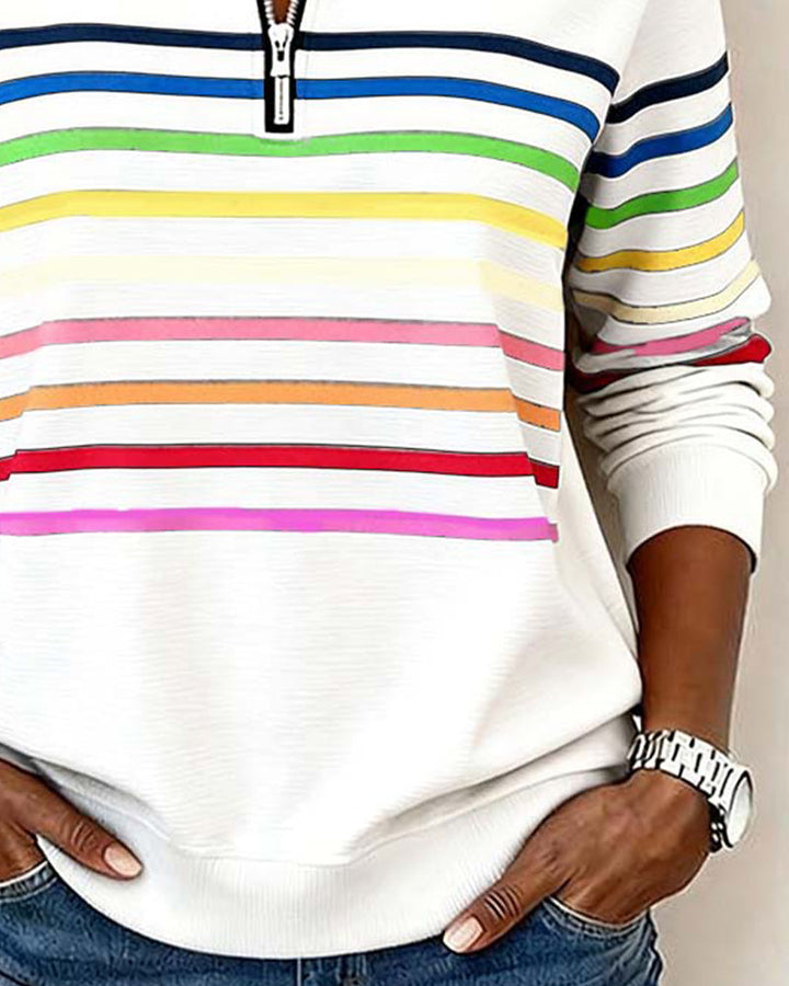 Isavelline™ | Cozy Striped Sweatshirt 8