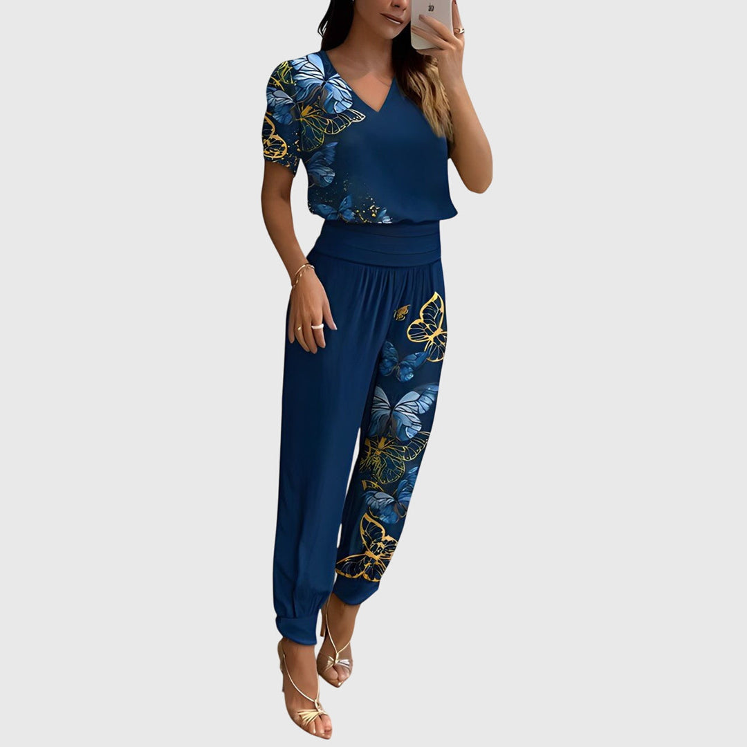 Jennifer™ | Stylish Blouse and Pants Set 1