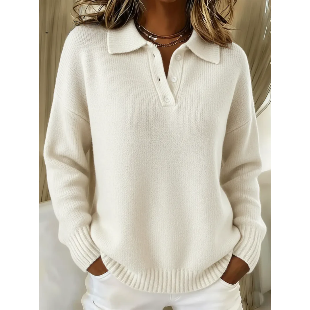 Juliette | Soft Knit Polo Sweater 4
