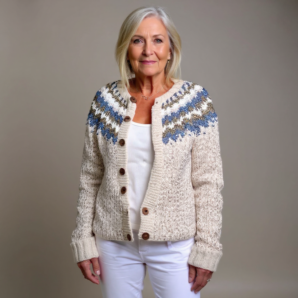 Katherine | Vintage Icelandic Wool Cardigan 1