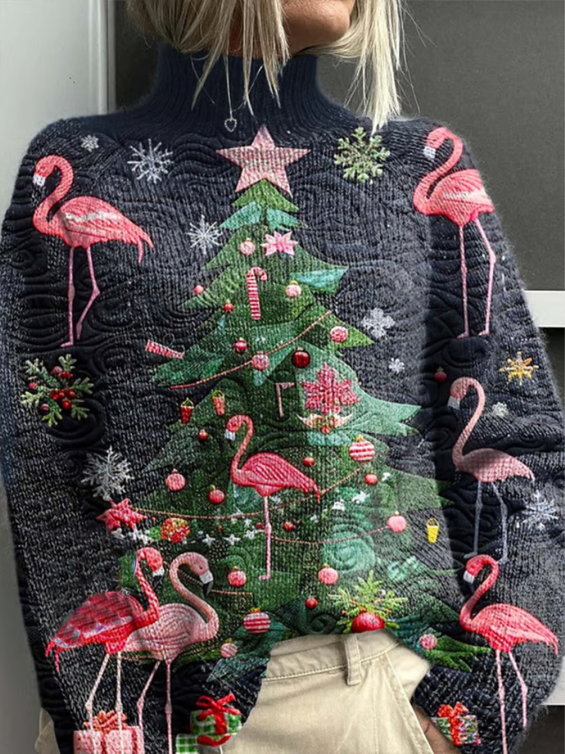 Kimberley™ | Festive Holiday Print Sweater 0