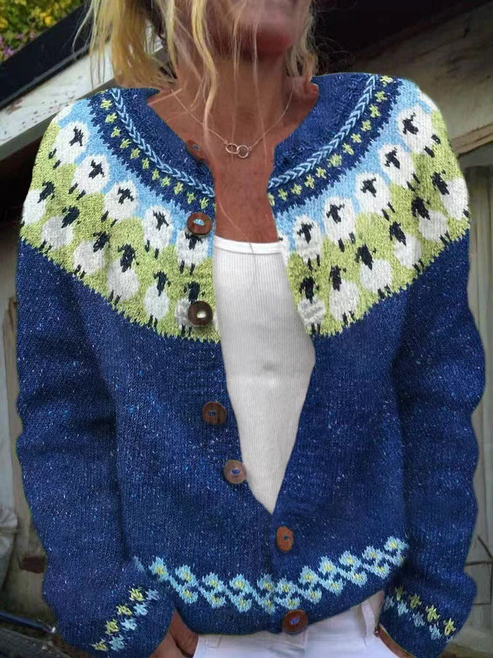 Lara | Vintage Icelandic Wool Cardigan 0
