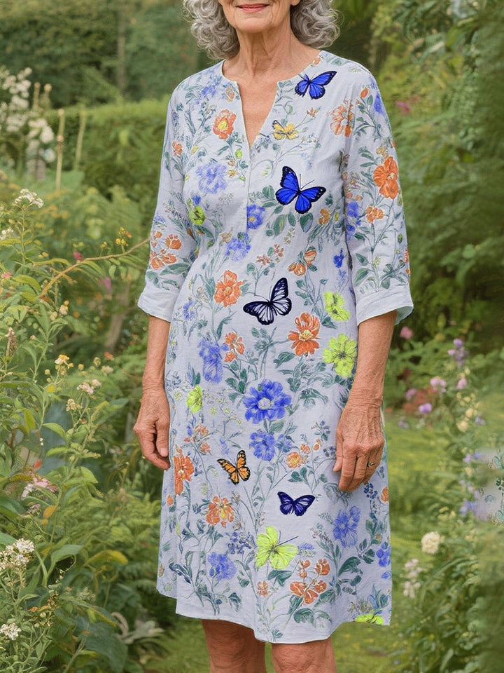 Lily™ | Charming Midi Dress With Sleeves For Women