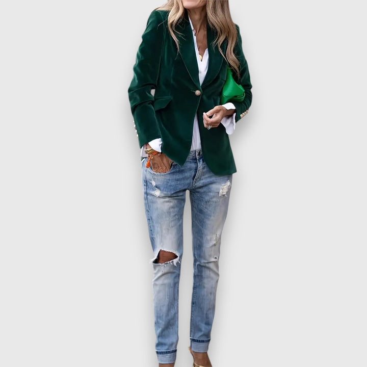 Mia | Elegant One-Button Blazer