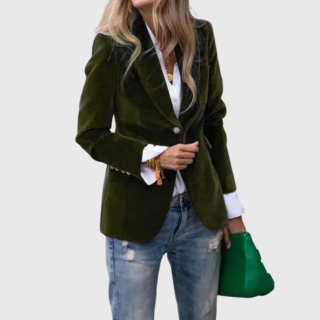 Mia | Elegant One-Button Blazer