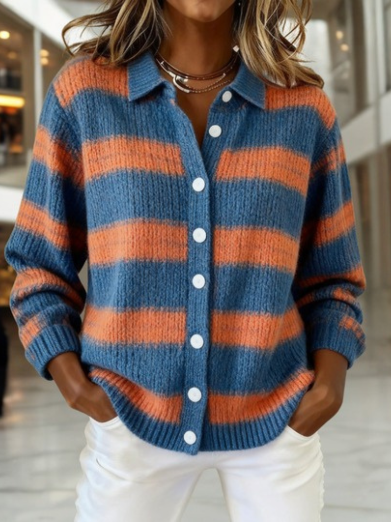 Mila | Retro Check Cardigan 0