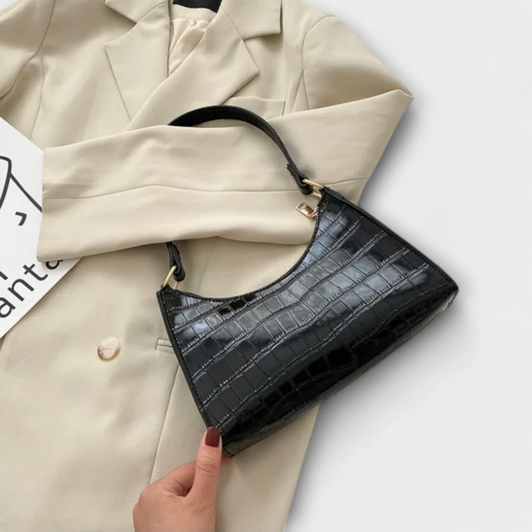 Olivia - Shiny Leather Bag 6