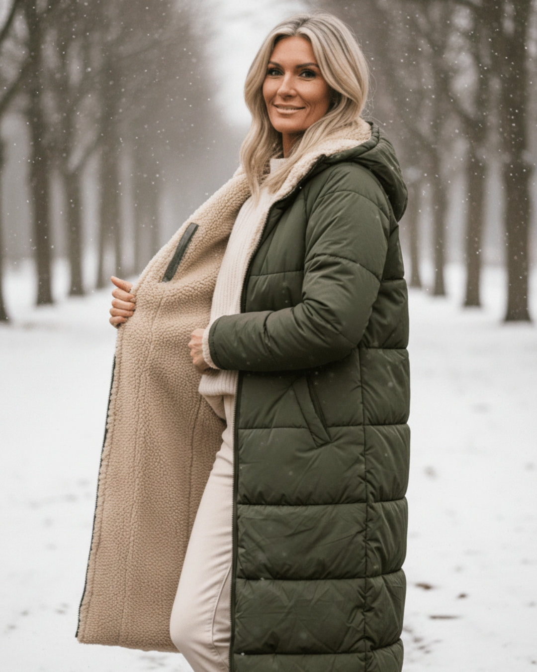 Reversible Winter Coat | Two Beautiful Looks in One Timeless Design 7