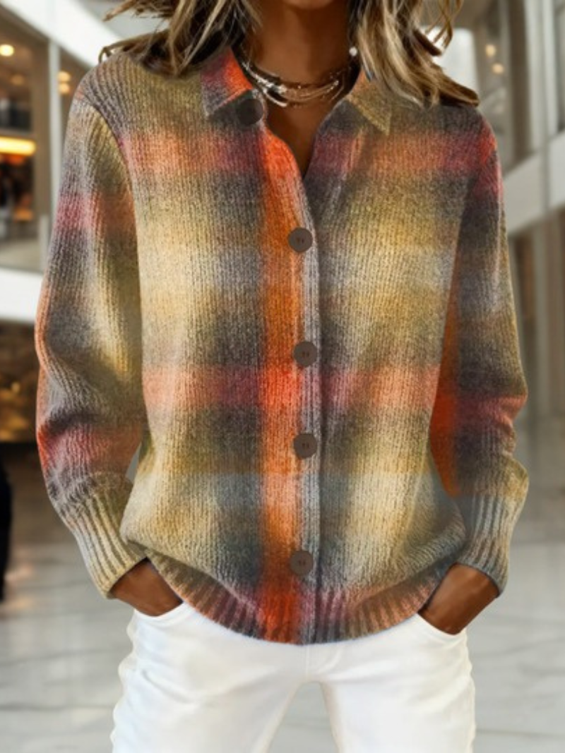 Sophie | Artisan Check Cardigan 0